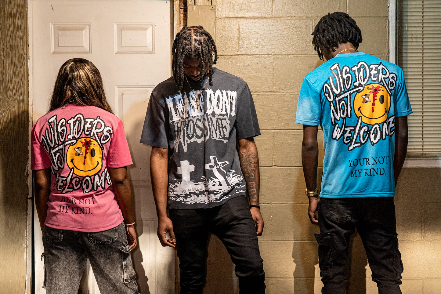 Please Don’t Kross Me T-shirt Ash Black