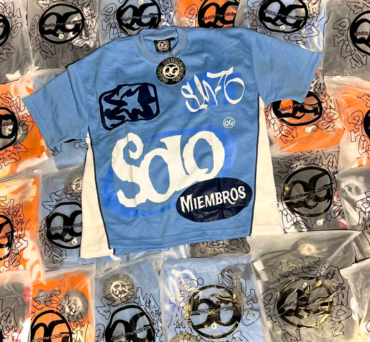 Distributing Quality Goods T-shirt(Blue)