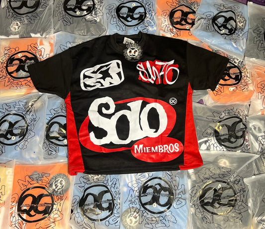 Distributing Quality Goods T-shirt(Black/Red)